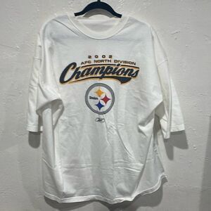 VTG Pittsburgh Steelers AFC North Champions T-shirt size 2XL great condition